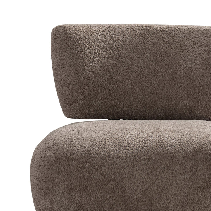 Minimalist Fabric Revolving 1 Seater Sofa RITE with context.