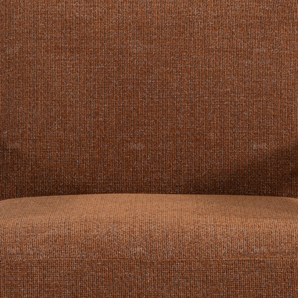 Modern Mixed Weave Fabric 1 Seater Sofa SEMPRE Color Swatches