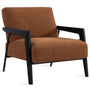 Modern Mixed Weave Fabric 1 Seater Sofa SEMPRE