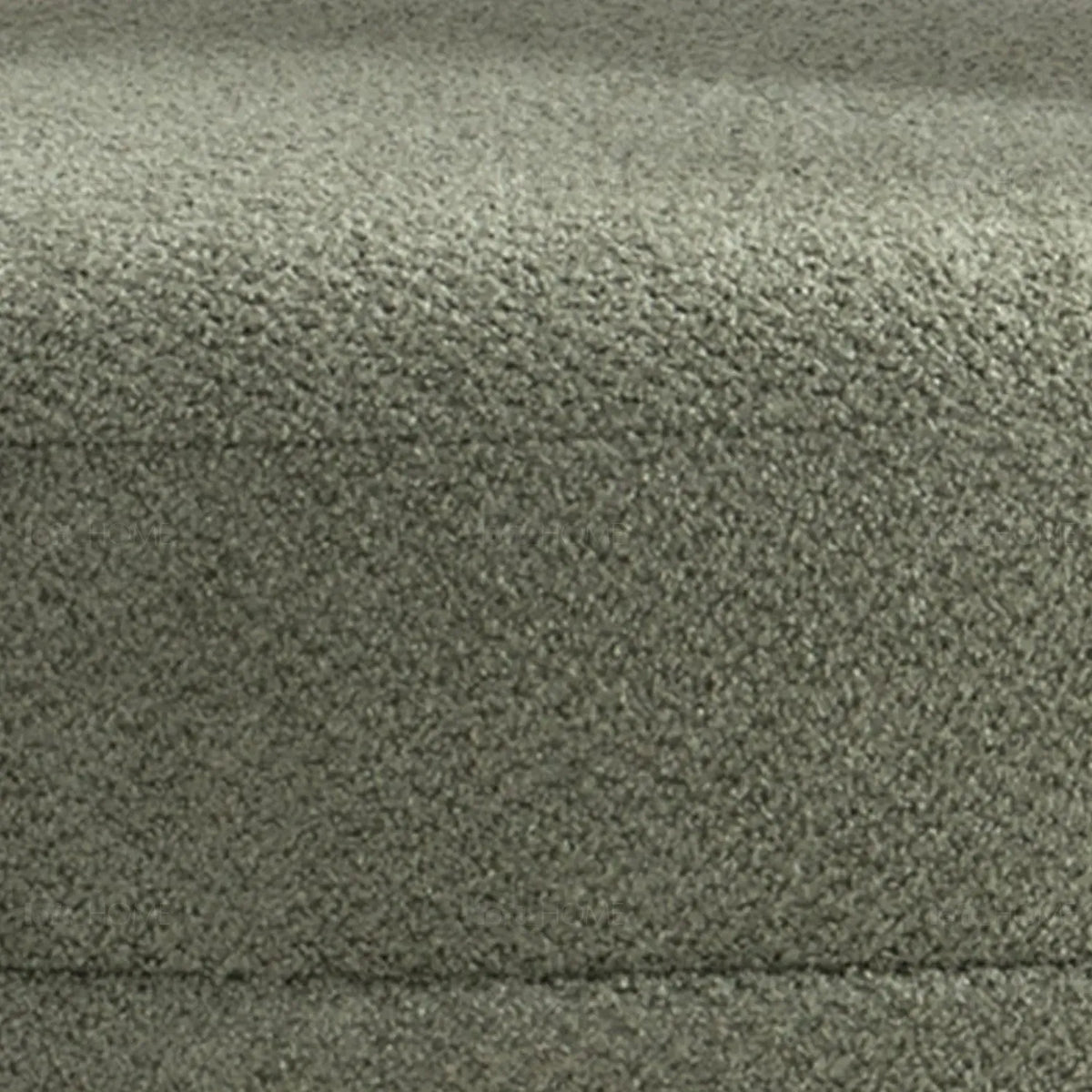 Modern mixed weave fabric 1 seater sofa yard in panoramic view.