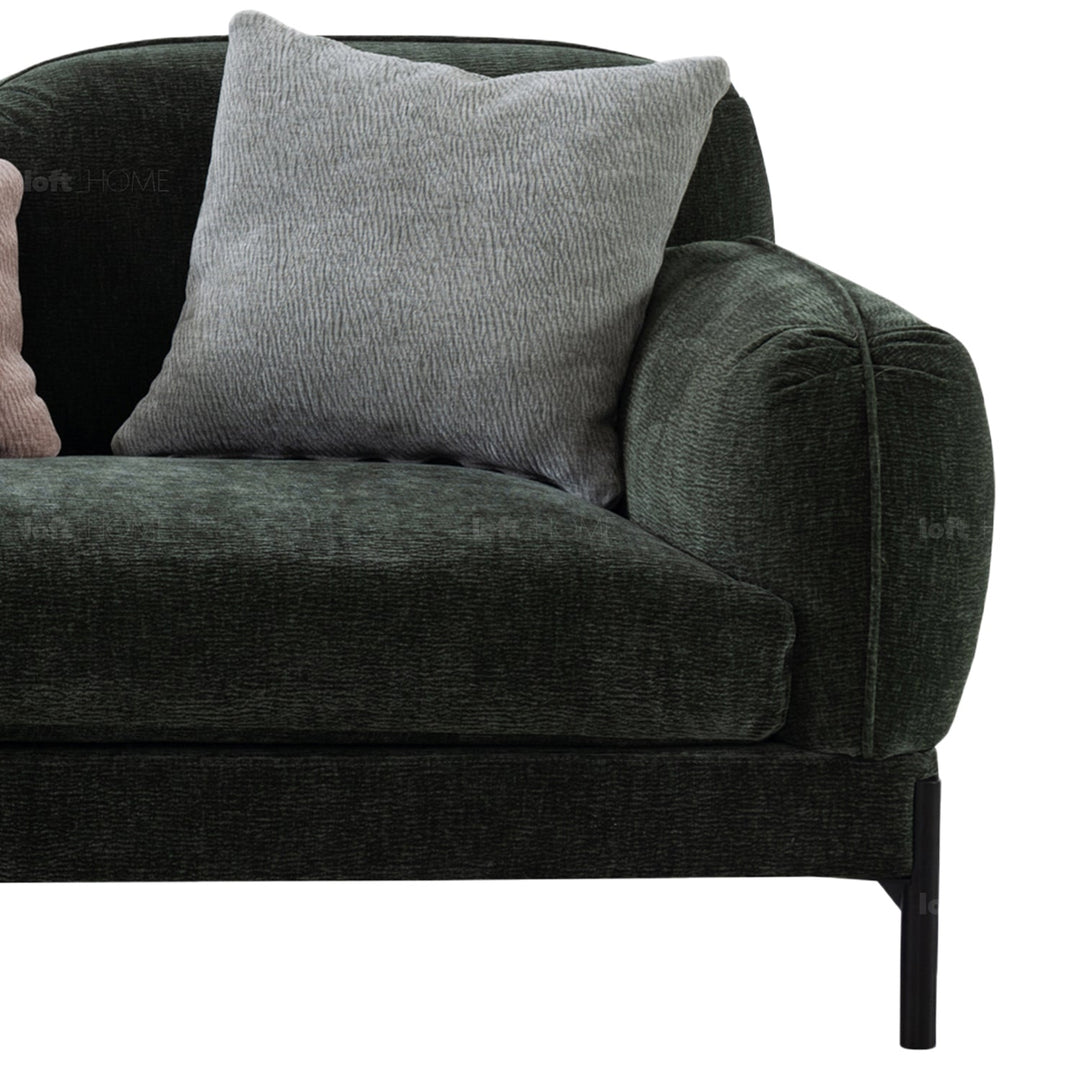 Minimalist fabric 3.5 seater sofa nimbus in real life style.