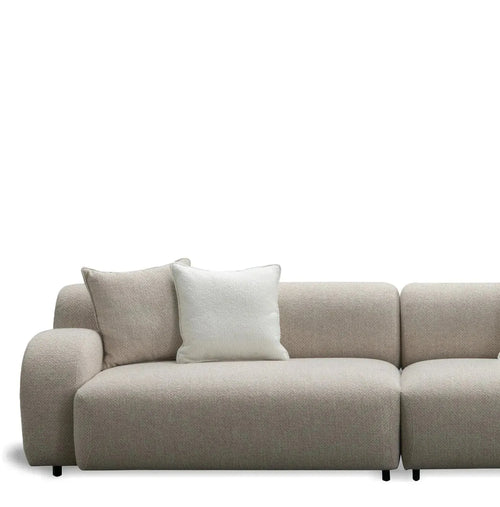 Modern Mixed Weave Fabric 4 Seater Sofa ENCH Good to Know Preview-1