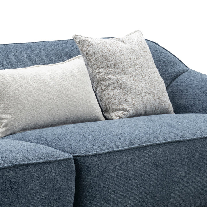 Minimalist fabric 4 seater sofa nep in real life style.