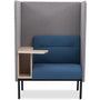 Minimalist Fabric Highback 1 Seater Sofa SANTO