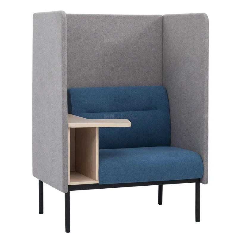 Minimalist fabric highback 1 seater sofa santo environmental situation.