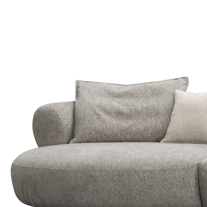 Minimalist fabric l shape sectional sofa ench 2+l with context.