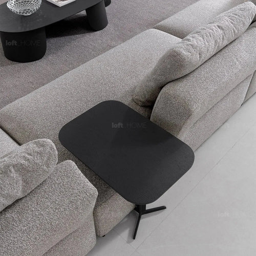 Minimalist Mixed Weave Fabric L Shape Sectional Sofa ESCAPE 5+L Good to Know Preview-1