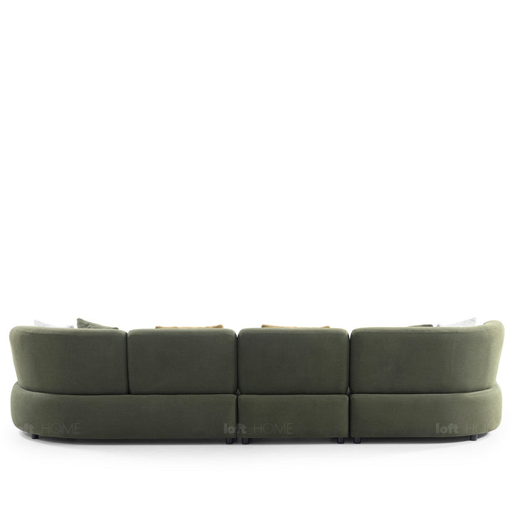 Minimalist fabric l shape sectional sofa fores 4+l material variants.