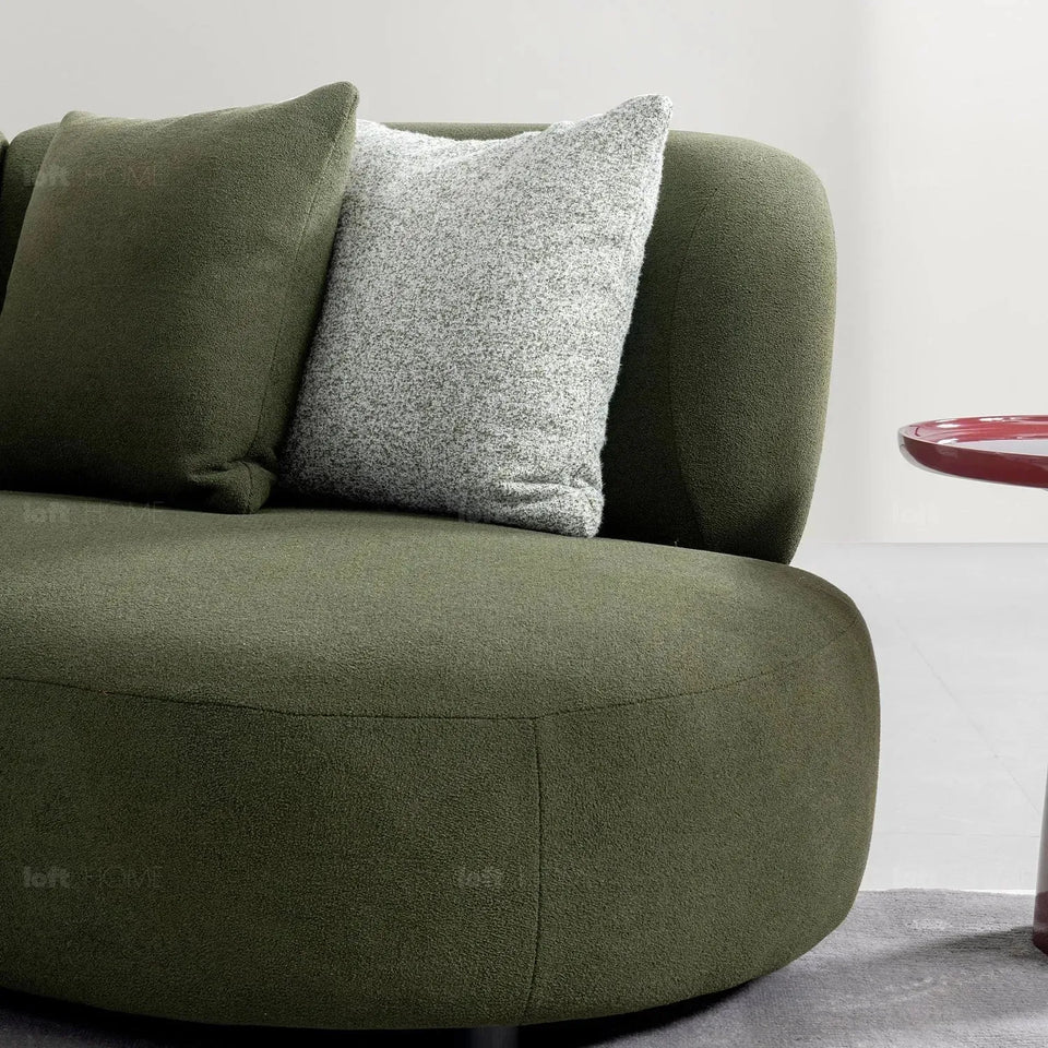 Cream fabric l shape sectional sofa fores 4+l in details.