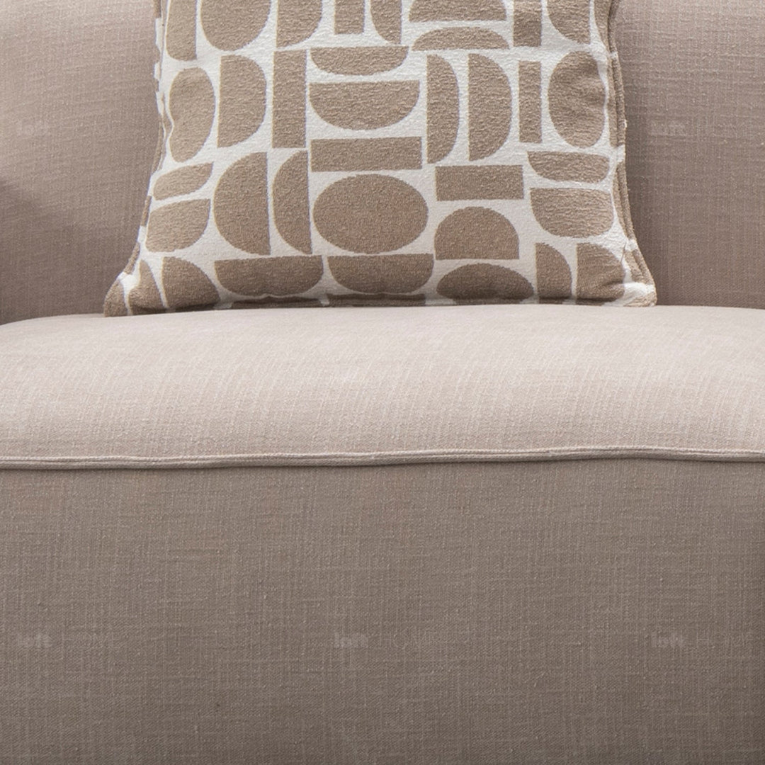 Minimalist fabric l shape sectional sofa glade 3+ottoman+l environmental situation.