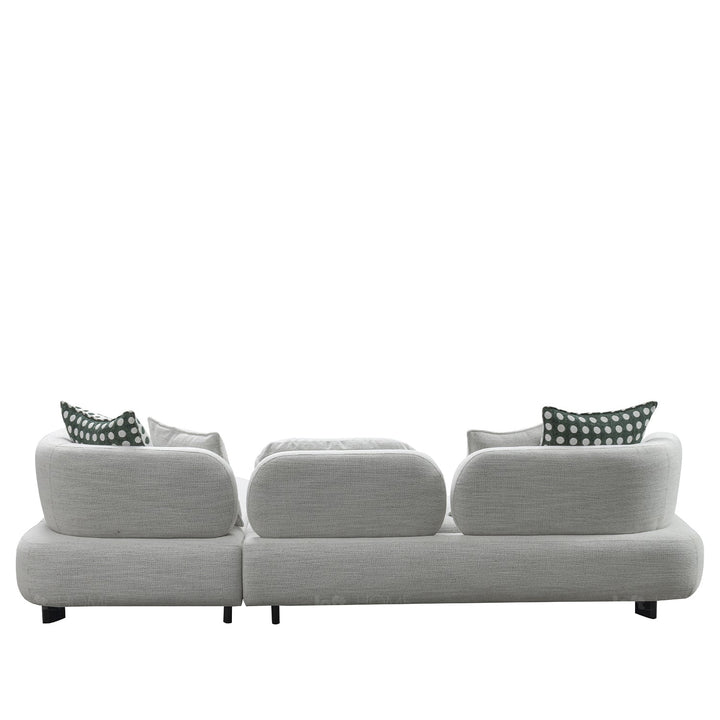 Minimalist fabric l shape sectional sofa monti 4+l color swatches.