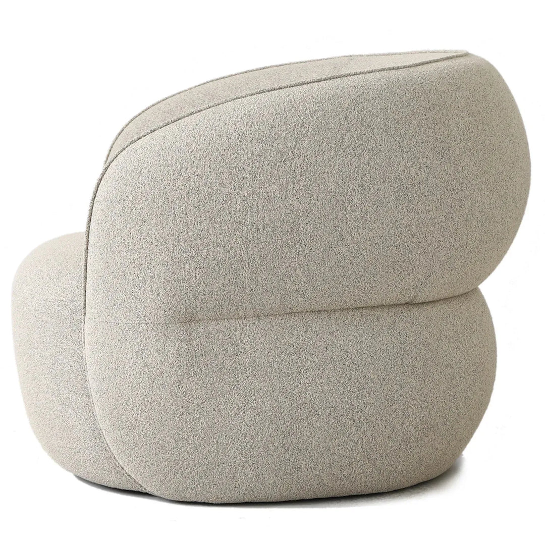 Minimalist fabric 1 seater sofa pod detail 5.