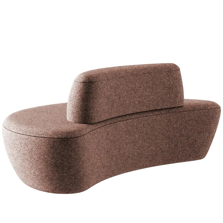 Minimalist fabric modular 3 seater sofa moon detail 9.