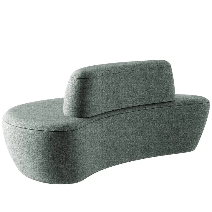 Minimalist fabric modular 3 seater sofa moon detail 12.