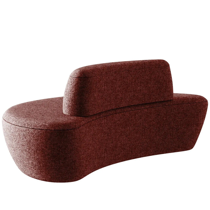 Minimalist fabric modular 3 seater sofa moon detail 14.