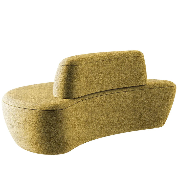 Minimalist fabric modular 3 seater sofa moon detail 16.