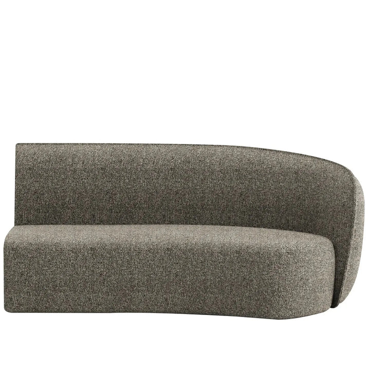 Minimalist fabric modular curved 2 seater armrest corner sofa pod detail 32.