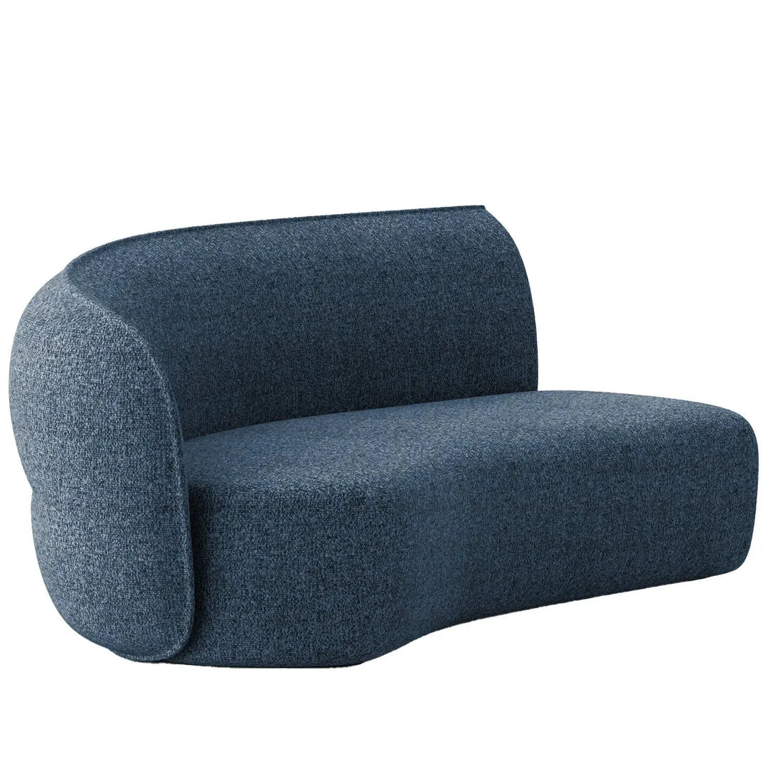 Minimalist fabric modular curved 2 seater armrest corner sofa pod detail 22.