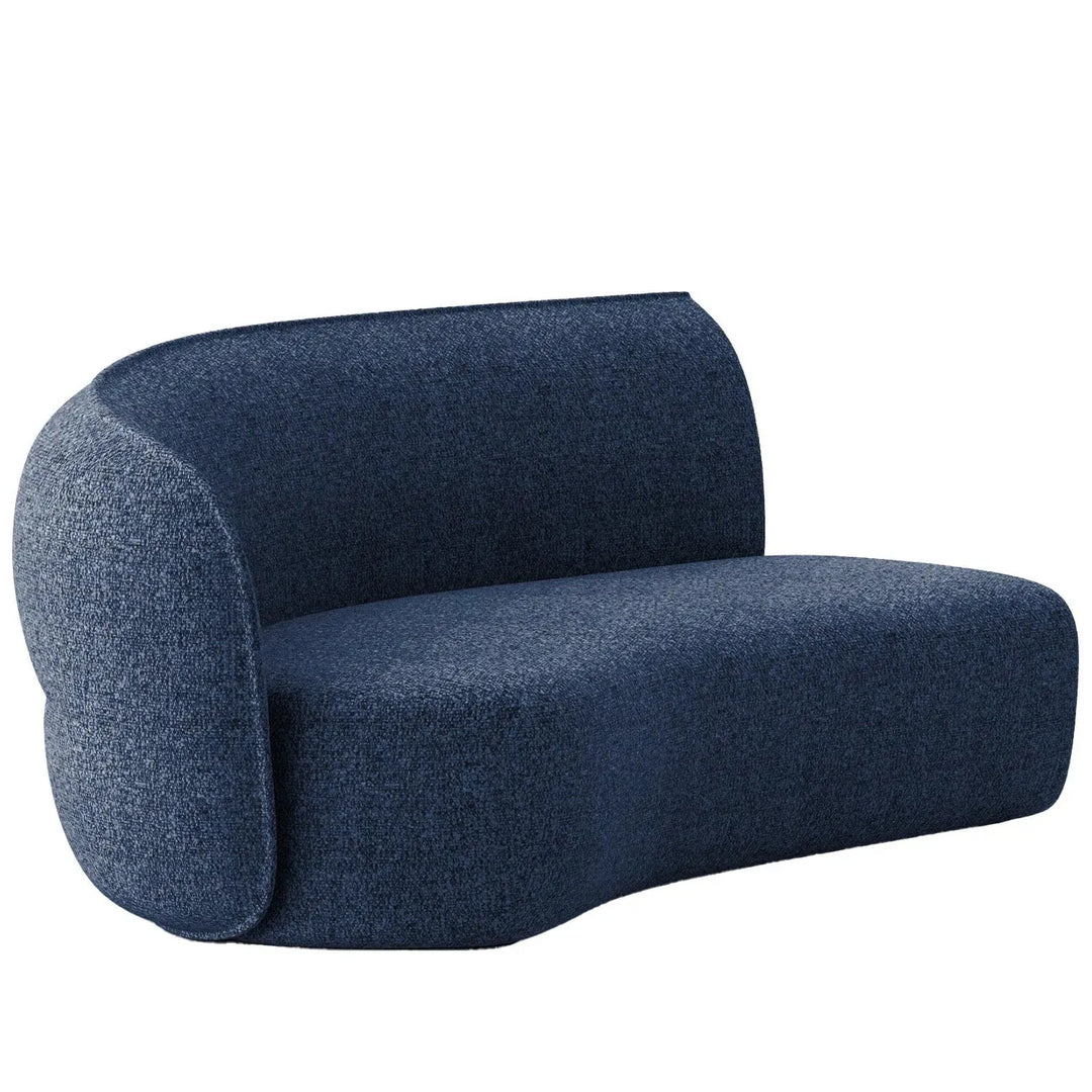 Minimalist fabric modular curved 2 seater armrest corner sofa pod detail 27.