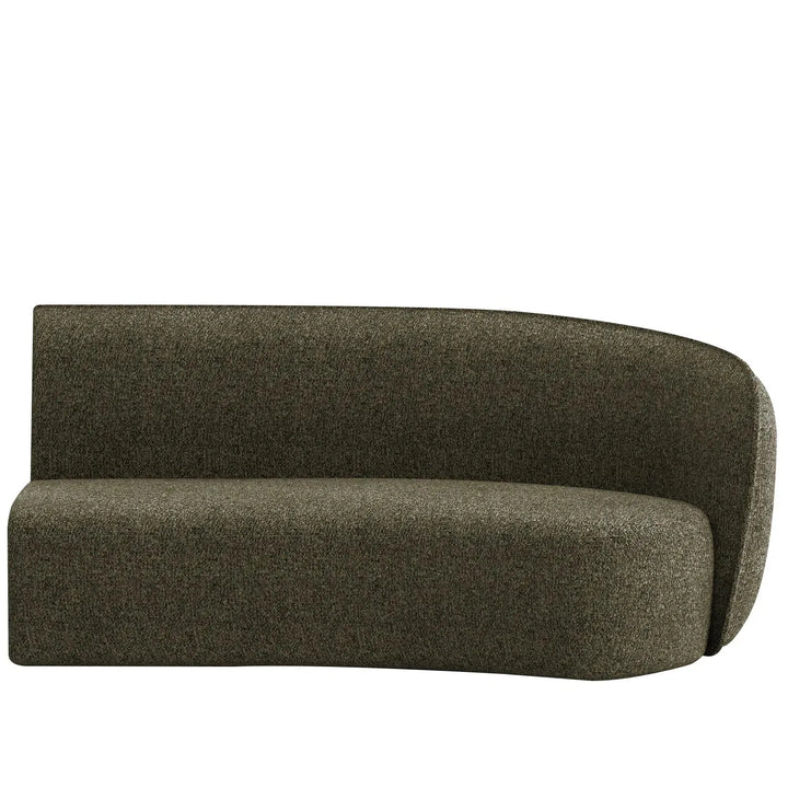 Minimalist fabric modular curved 2 seater armrest corner sofa pod detail 29.