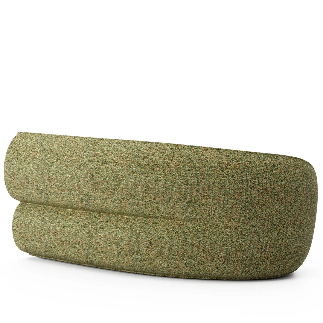 Minimalist fabric modular curved 2 seater armrest corner sofa pod detail 12.