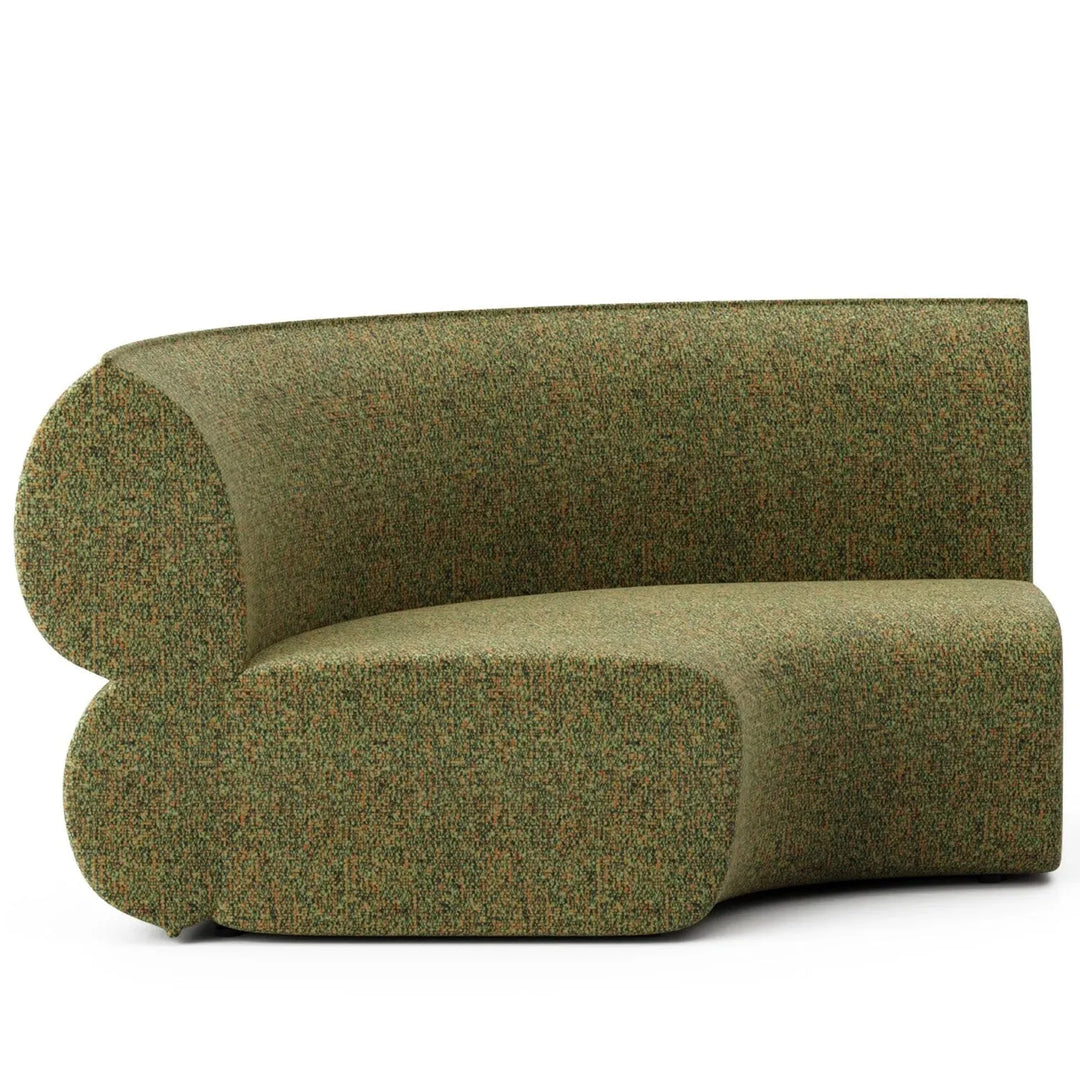 Minimalist fabric modular joint connection sofa pod detail 5.