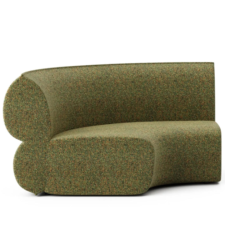 Minimalist fabric modular joint connection sofa pod detail 5.