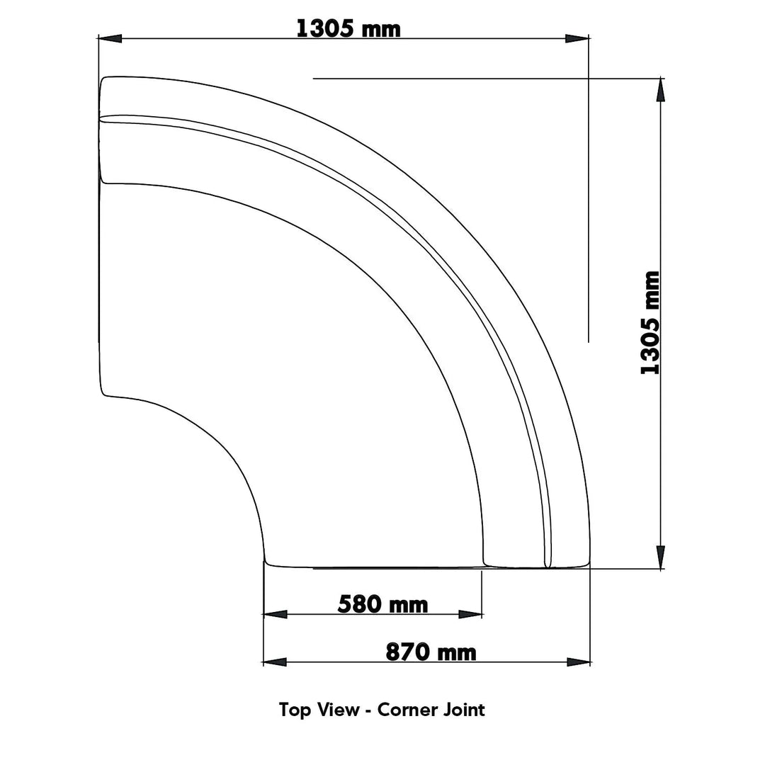 Minimalist fabric modular joint connection sofa pod size charts.