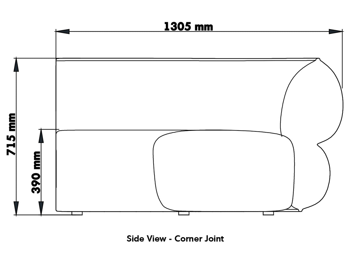 Minimalist Fabric Modular Joint Connection Sofa POD Size Chart_3