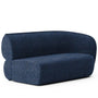 Minimalist Fabric Modular Straight Armrest 2 Seater Sofa POD