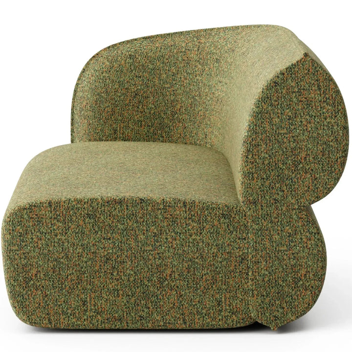 Minimalist fabric modular straight 2 seater armrest sofa pod detail 10.