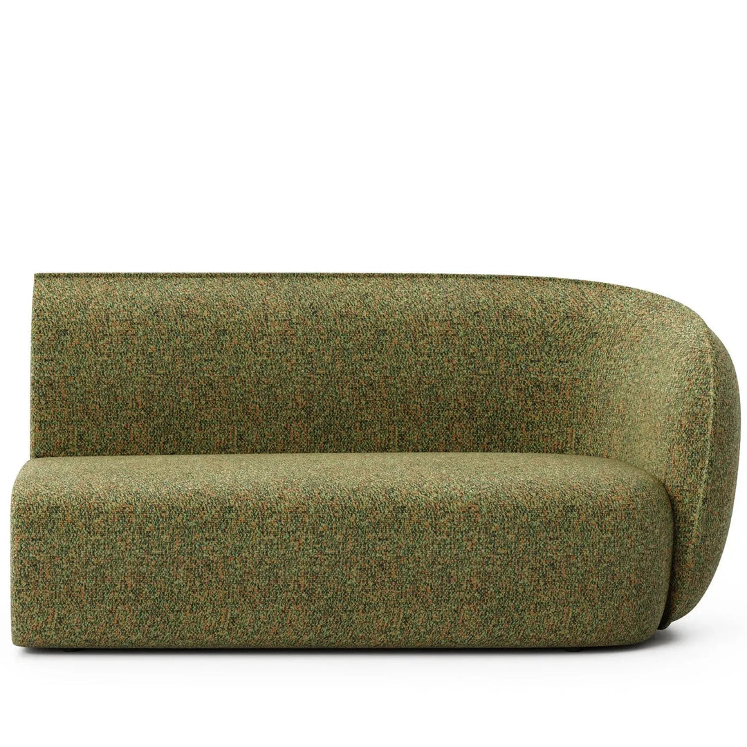 Minimalist fabric modular straight 2 seater armrest sofa pod detail 11.