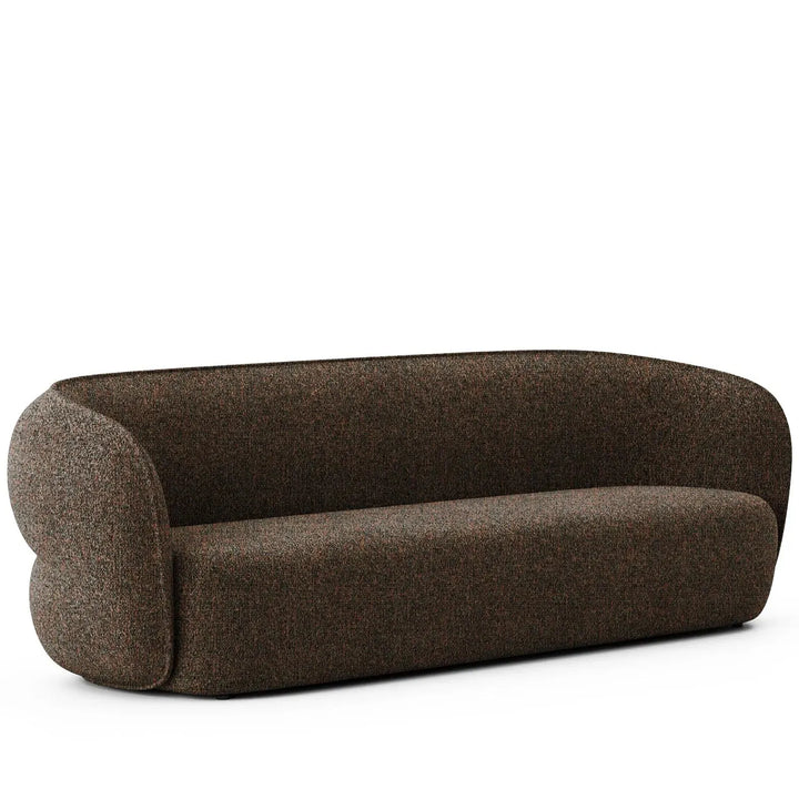 Minimalist fabric straight 3 seater sofa pod detail 13.