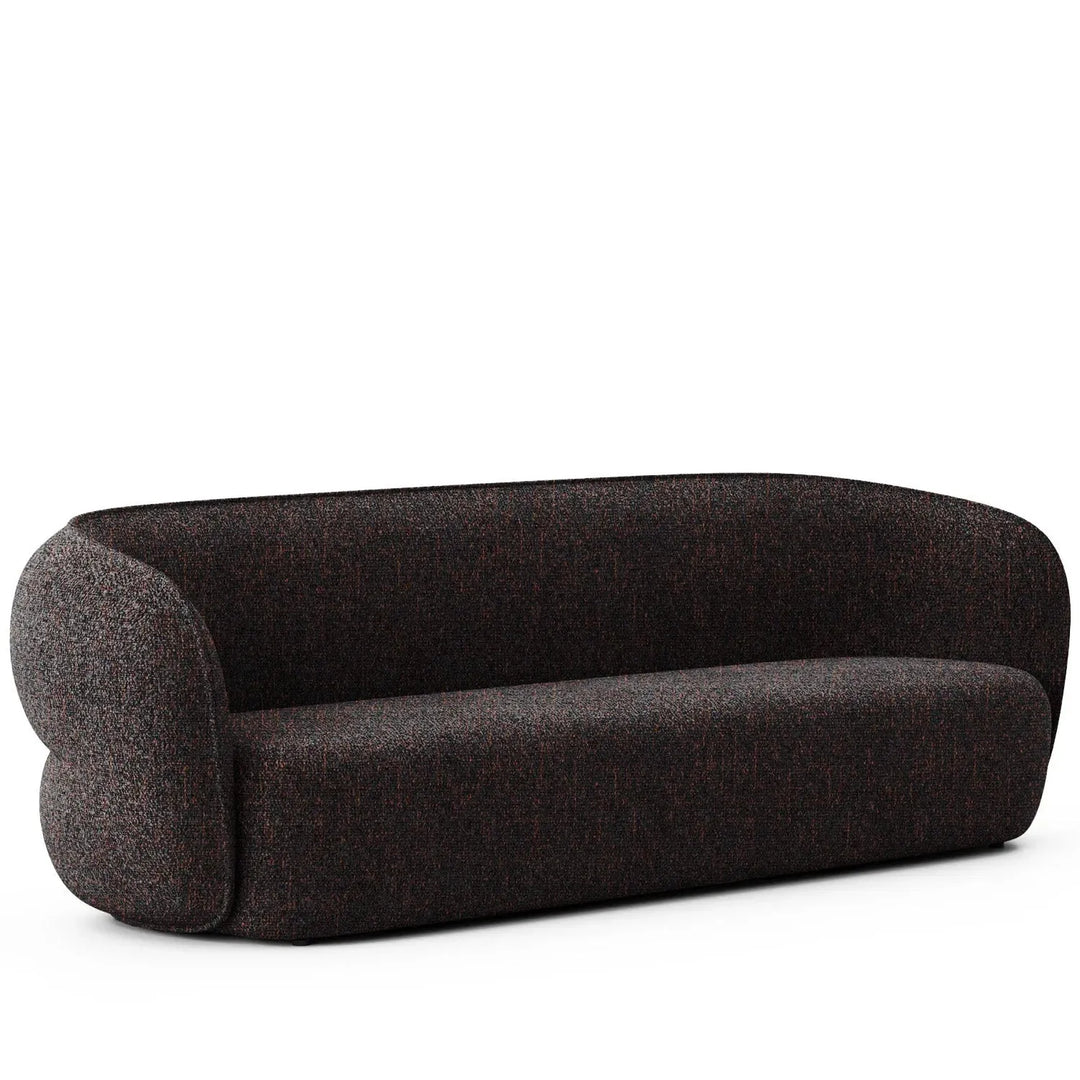 Minimalist fabric straight 3 seater sofa pod detail 14.