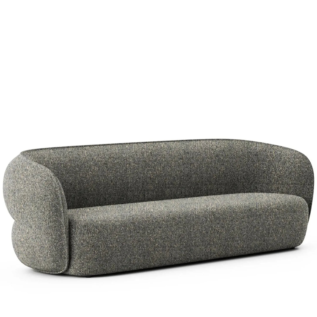 Minimalist fabric straight 3 seater sofa pod detail 8.