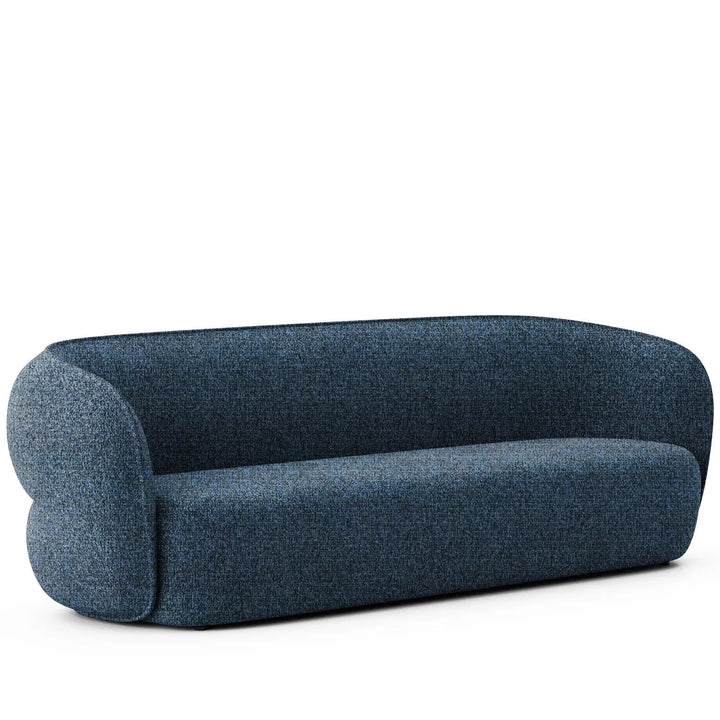 Minimalist fabric straight 3 seater sofa pod detail 15.