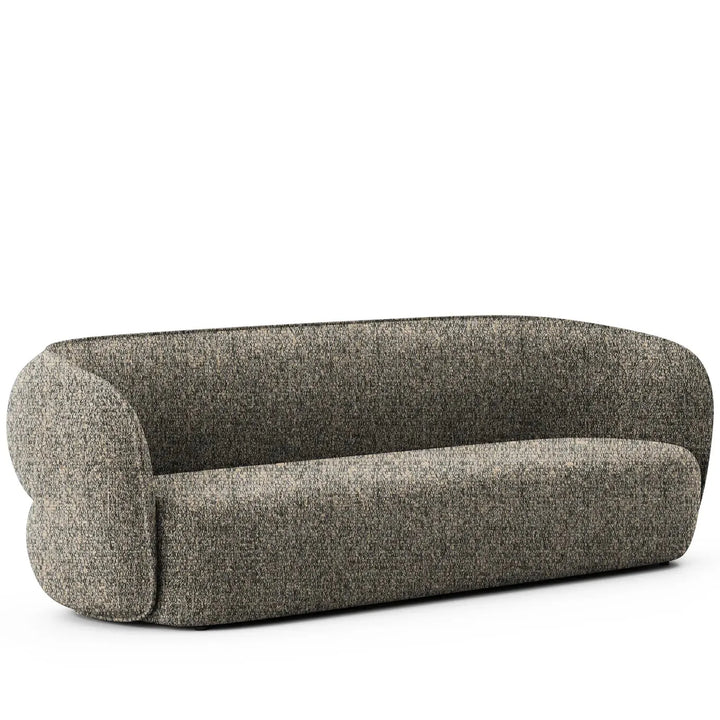 Minimalist fabric straight 3 seater sofa pod detail 9.