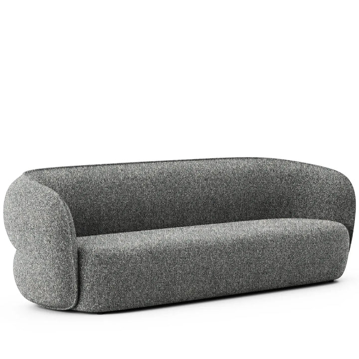 Minimalist fabric straight 3 seater sofa pod detail 10.