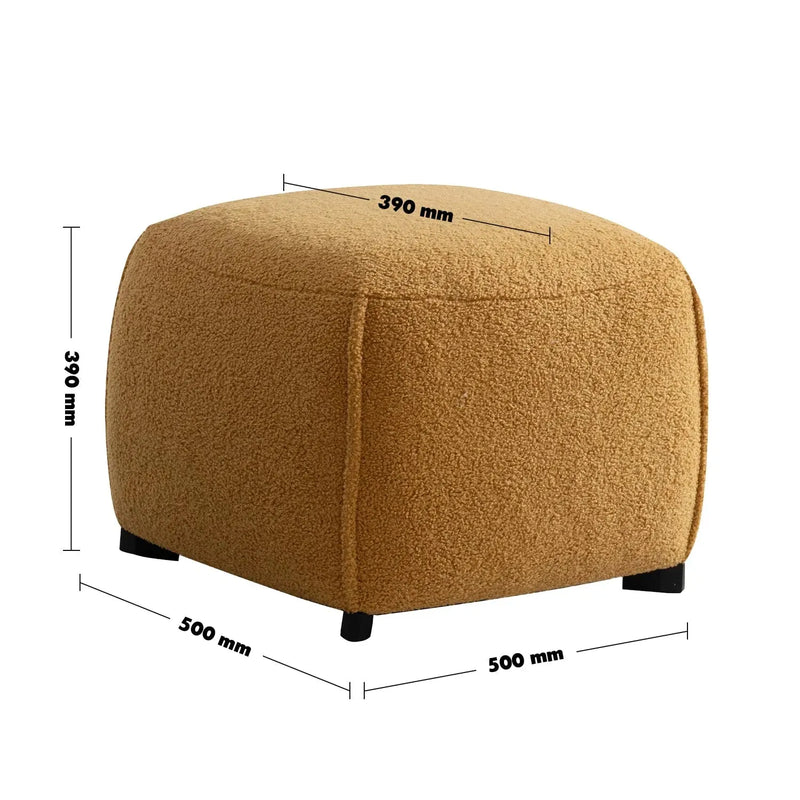 Cream sherpa fabric ottoman saffron size charts.