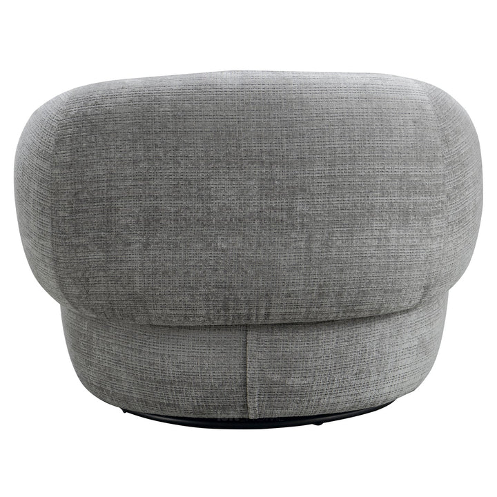 Minimalist fabric revolving 1 seater sofa criet material variants.