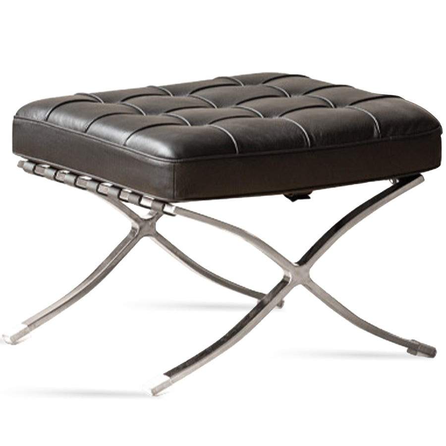Vintage Genuine Leather Ottoman BARCELONA