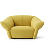 Modern Mixed Weave Fabric 1 Seater Sofa PETALS