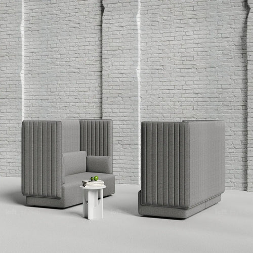 Minimalist Mixed Weave Fabric 2 Seater Sofa MULTI Good to Know Preview-1