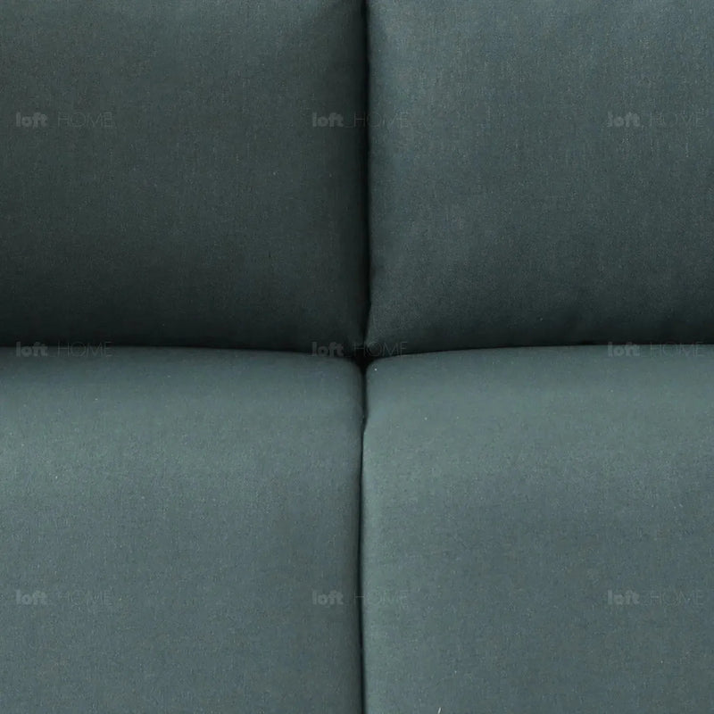 Modern mixed weave fabric 2 seater sofa multi detail 3.