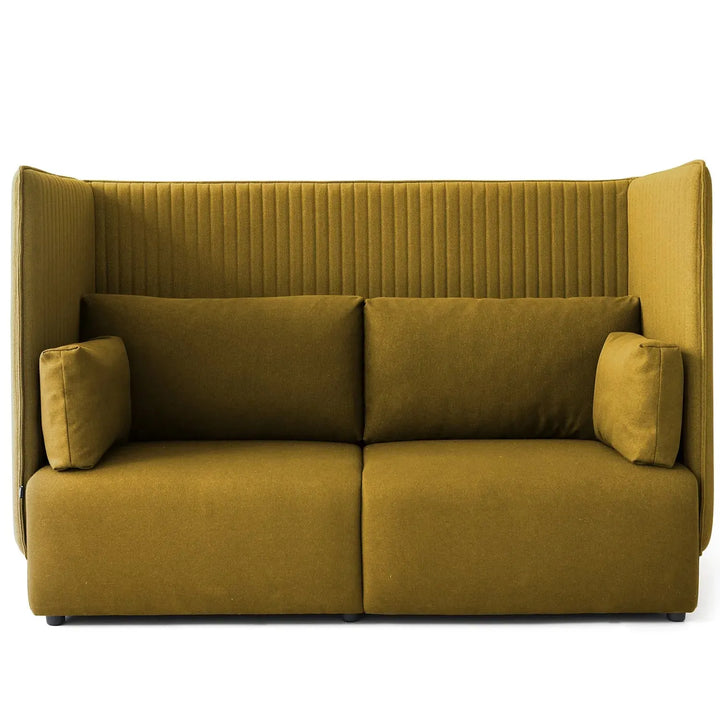 Minimalist mixed weave fabric 2 seater sofa multi detail 15.