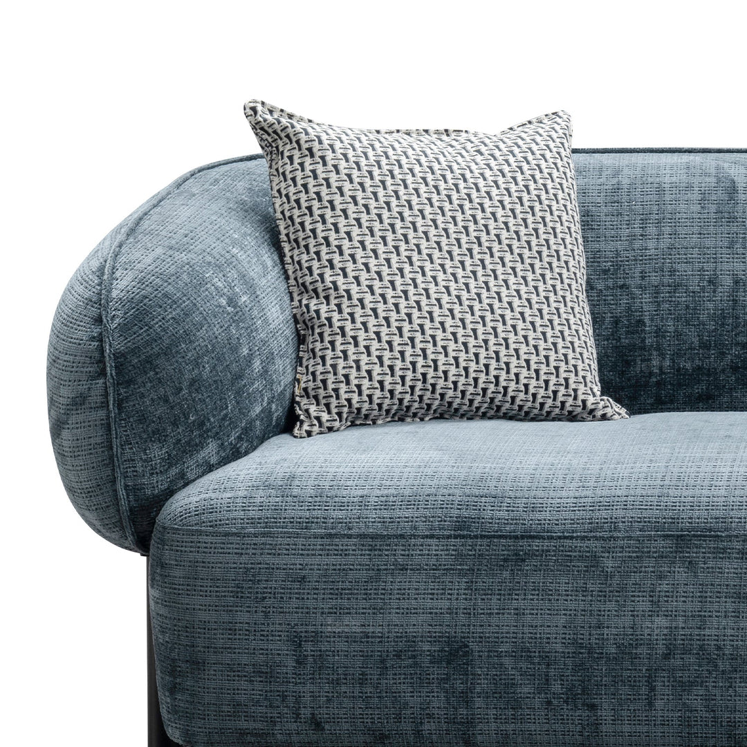 Minimalist mixed weave fabric 3 seater sofa nep material variants.
