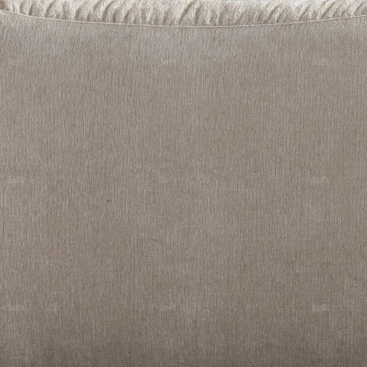 Modern mixed weave fabric 4 seater sofa nest in panoramic view.