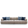 Modern Mixed Weave Fabric 7 Seater Sofa LUNA