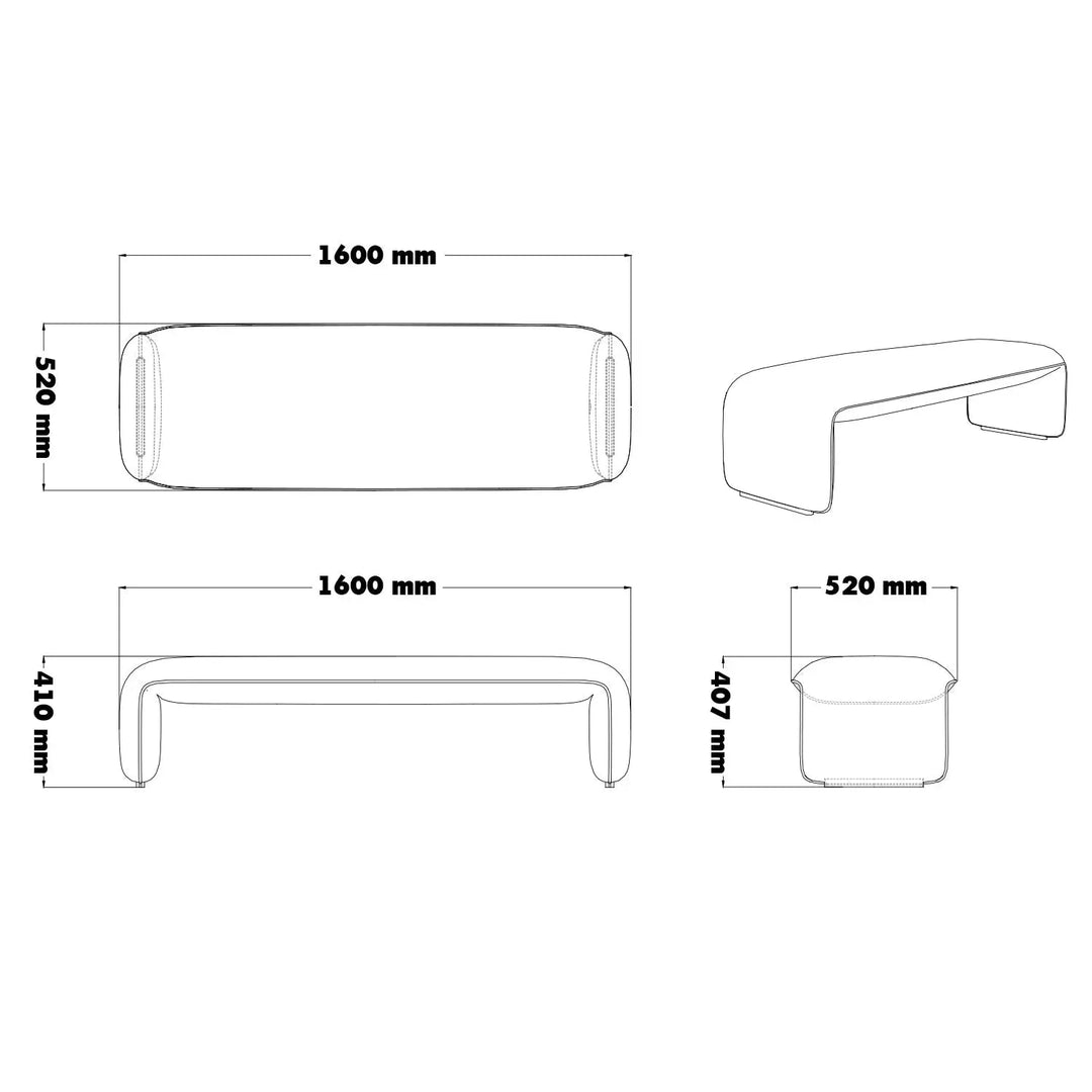 Minimalist mixed weave fabric dining bench elephant size charts.