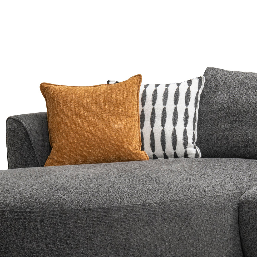 Minimalist mixed weave fabric l shape sectional sofa asce 4+l with context.
